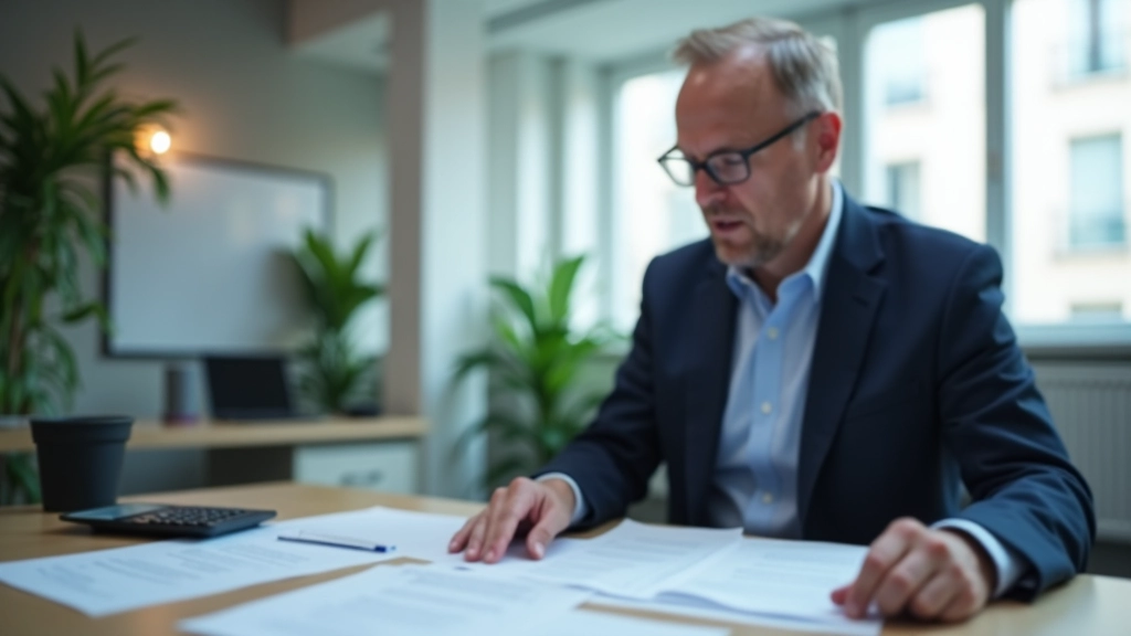 Tabellenkalkulationen und Wirtschaftsdaten auf einem modernen Schreibtisch mit Taschenrechner